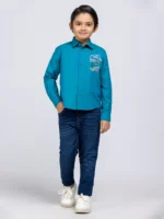 Green Cotton Shirt - Image 3